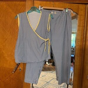 Dòmi Organic Cotton Gingham PJ Set S